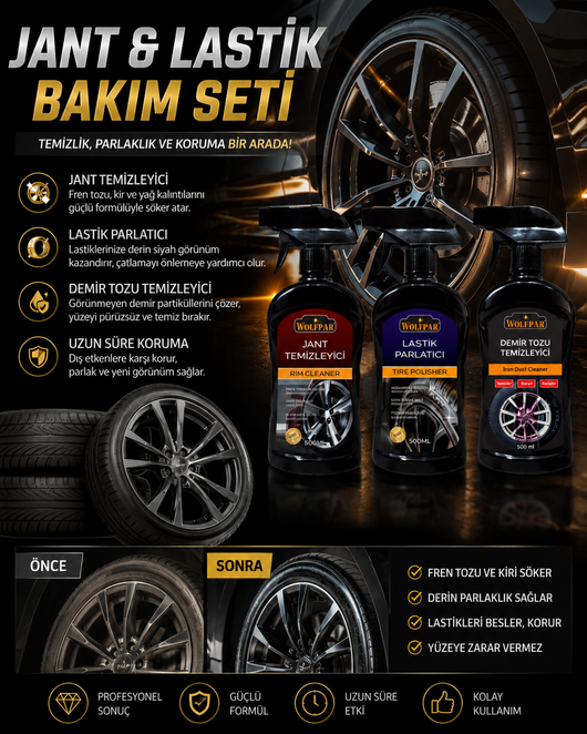 Wolfpar Jant & Lastik Bakım Seti