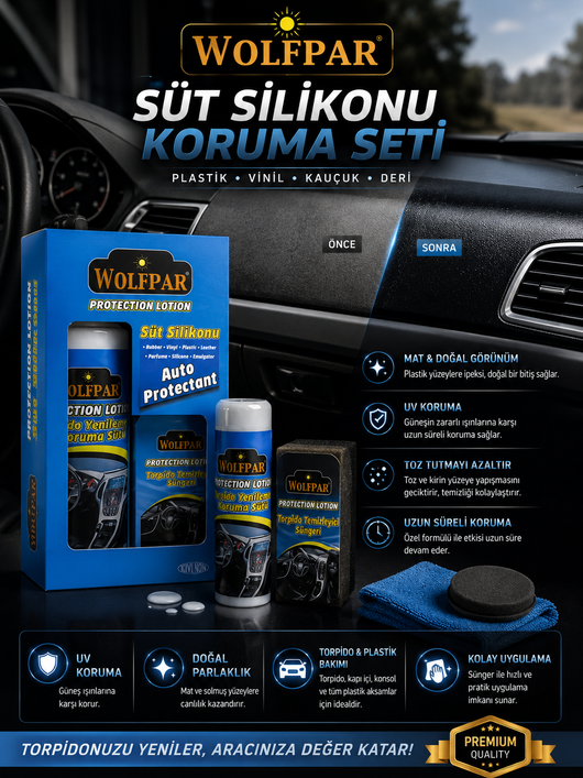 Wolfpar Süt Silkonu koruma setı