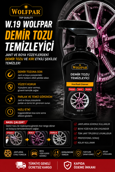 Wolfpar Demir tozu temizleyici