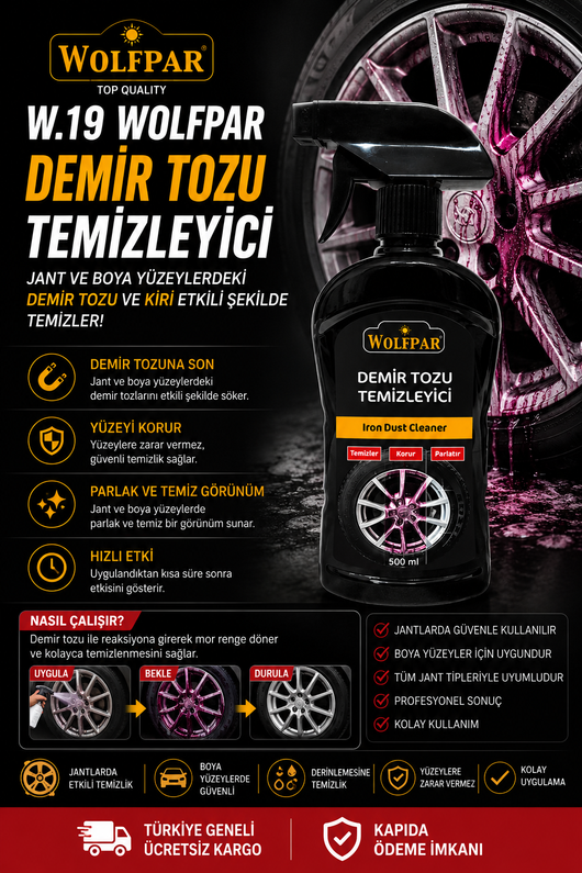 Wolfpar Demir tozu temizleyici
