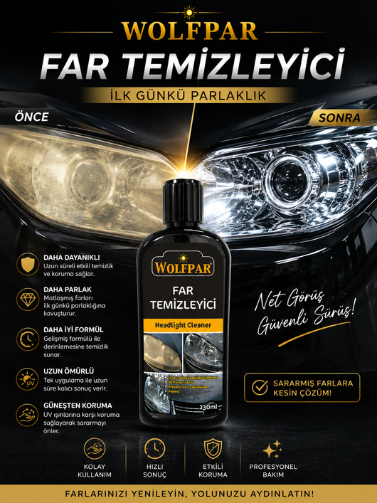 WolfPar® Far temizleyici