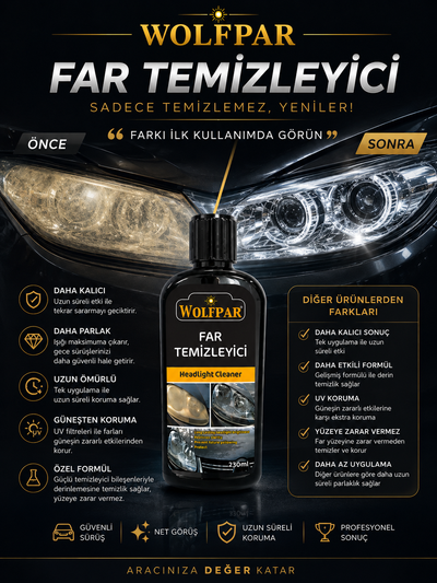 WolfPar® Far temizleyici